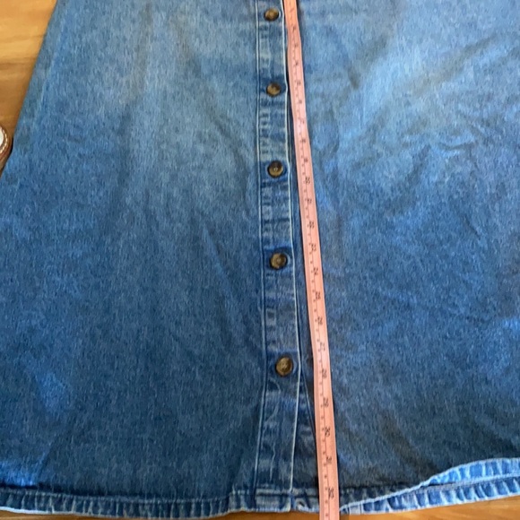 Awesome vintage denim skirt size 12P - Picture 7 of 9